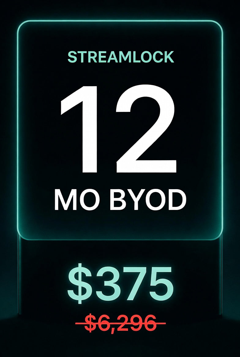 StreamLock 12-Month No Device